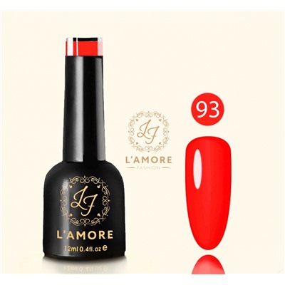 Гель лак для ногтей Luxury L’AMORE FASHION 12мл тон 93