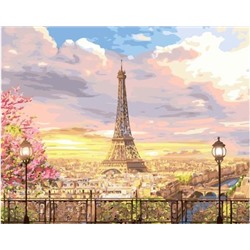 Картина по номерам GX 35205 Прекрасное небо Парижа 40*50