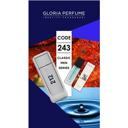 Мини-парфюм 15 мл Gloria Perfume №243 (Carolina Herrera 212 Vip)