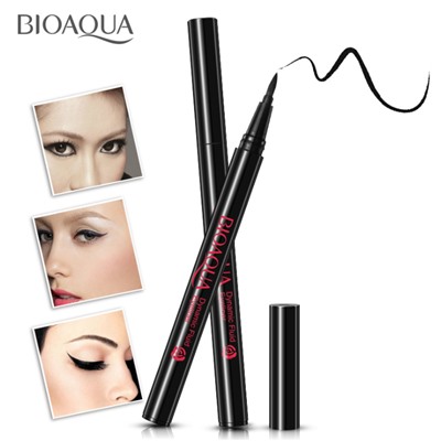 BioAqua подводка-маркер для макияжа глаз, 2 мл.цвет черный.