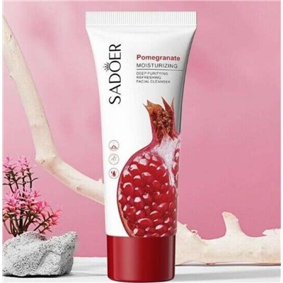 Пенка для умывания c экстрактом граната Sadoer Pomegranate Deep Cleance 100мл