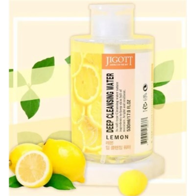 Вода очищающая для лица с экстрактом лимона JIGOTT, 530 ML