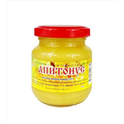 Апитонус с маточным молочком 3% в мёду 160 гр.
