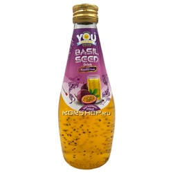 Безалкогольный негазированный напиток с семенами базилика и соком маракуйи You Vietnam, Вьетнам, 290 млРаспродажа