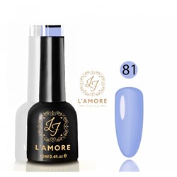 Гель лак для ногтей Luxury L’AMORE FASHION 12мл тон 81