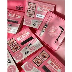 Набор для укладки бровей Kiss Beauty Brow Soap 3D