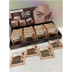 Тени для бровей Anylady Brow Master (ряд 4шт)