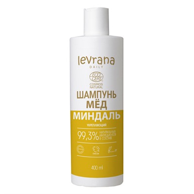 Шампунь "Мёд и миндаль" для роста волос, активизирующий Levrana, 400мл