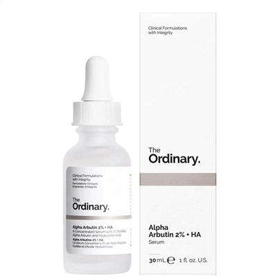 (Китай) Сыворотка для осветления лица The Ordinary Alpha Arbutin 2% + HA 30мл