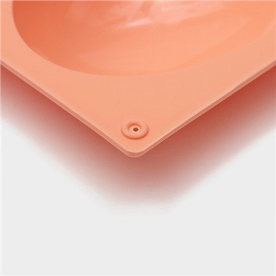 Форма силиконовая для выпечки Доляна «Яйцо», 30×17,5 см, 5 ячеек (10×7×3,5 см), цвет МИКС