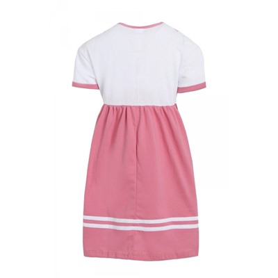 Платье Клюковка детское розово-брусничный