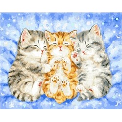 Картина по номерам GX 35208 Спящие котята 40*50