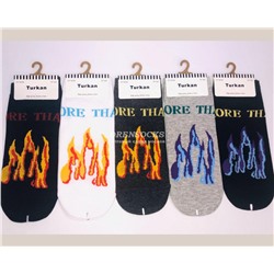 Turkan Молодежные укороченные носки с пяткой, отличного качества разных расцветок артикул 9038 в Сургуте