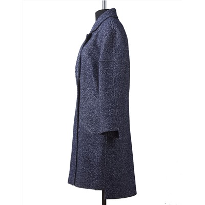 Элит  демисезонное пальто 1 ( синий)