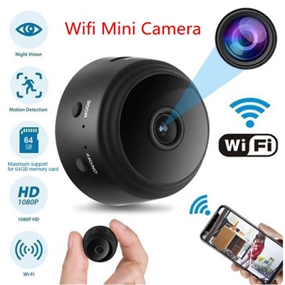 Мини-камера Wi-Fi Беспроводная 1080P Full HD Small Nanny Cam Night Vision Motion Active Covert Magnet