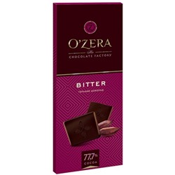 Шоколад О`zera Bitter 77,7% 90г