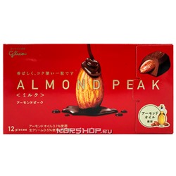 Миндаль в молочном шоколаде Almond Peak Glico, Япония, 59,5 г. УЦЕНКА. Срок до 31.05.2022.Распродажа