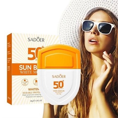 Солнцезащитный отбеливающий крем Sadoer Whitening Sunscreen SPF50 PA+++ 40мл