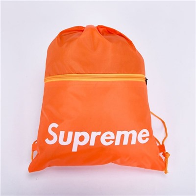 Рюкзак мешок Supreme цвет оранжевый арт 1363