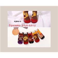 TURKAN Детские носки  ярких расцветок c пяткой артикул 8401-4 в Сургуте