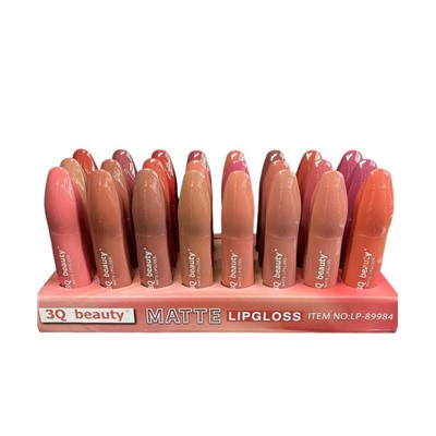 Набор жидких матовых помад для губ 3Q Beauty Matte Lip gloss (ряд 24шт)