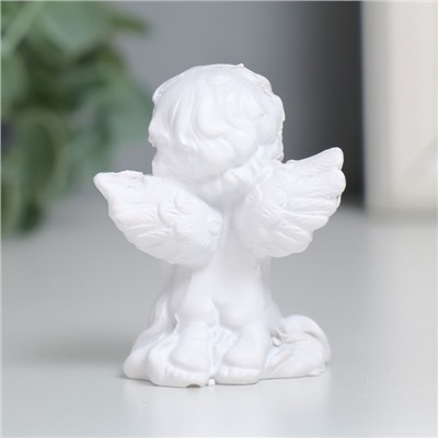 Сувенир полистоун "Белоснежный ангел со звёздочкой" МИКС 4,5х3,5х5,5 см