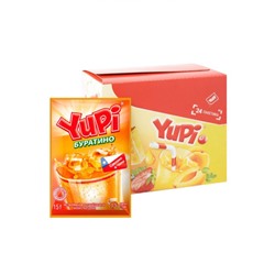 Yupi / Растворимый напиток со вкусом Буратино YUPI (блок 24шт по 15гр)