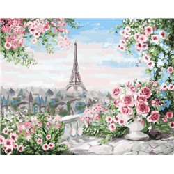 Картина по номерам GX 31675 Вид из парижского сада 40*50