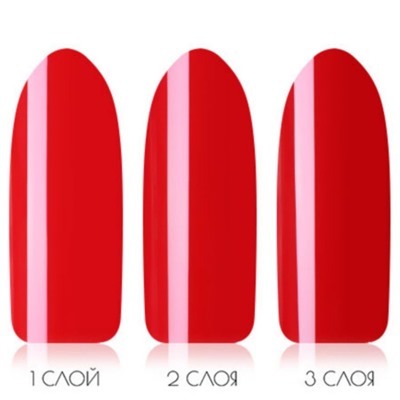 Uno Гель-лак для ногтей / Haute Couture 557, классический красный, 8 мл