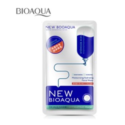 Маска-салфетка для лица BIOAQUA New Hydrating Mask с гиалуроновой кислотой, 30 гр.