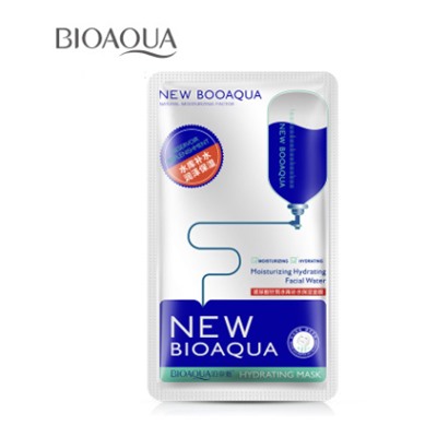 Маска-салфетка для лица BIOAQUA New Hydrating Mask с гиалуроновой кислотой, 30 гр.