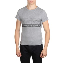 18666-1 футболка мужская, серая