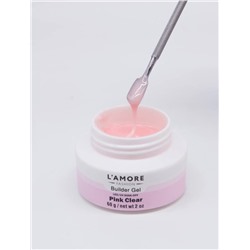 Гель для моделирования ногтей L’amore Fashion BUILDER GEl Pink Clear, 60гр тон 03