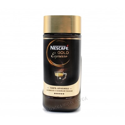 Кофе Nescafe Gold Espresso растворимый ст/б, 85 г