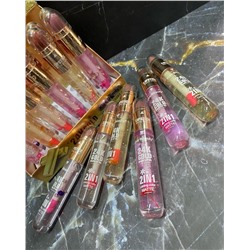 Помада+блеск для губ Kiss Beauty 24K Gold LipGloss (ряд 12шт)