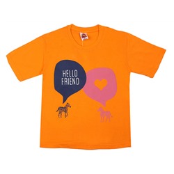 937-6 футболка детская, оранжевая