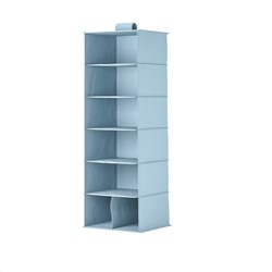 STUK СТУК, Модуль для хранения/7 отделений, сине-серый, 30x30x90 см