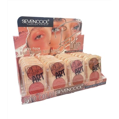 Румяна для лица Seven Cool SeVen Cool Blusher Art (ряд 4шт)