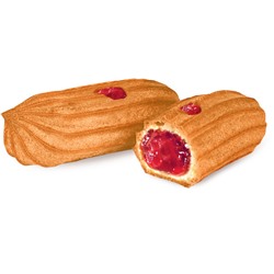 Печенье «Мини-эклеры с малиновой начинкой» (коробка 2кг)