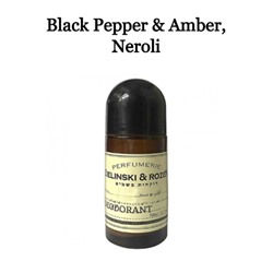 Шариковый дезодорант Zielinski & Rozen Black Pepper & Amber, Neroli