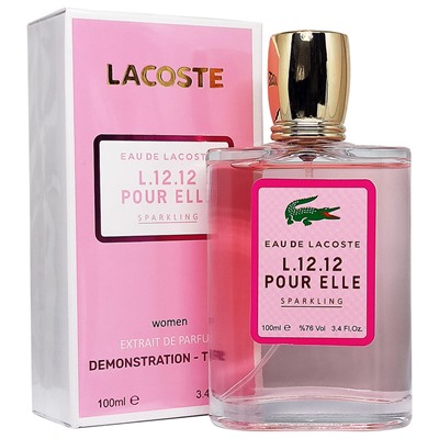 Тестер Extrait Lacoste L.12.12 Pour Elle Sparkling EDP 100мл