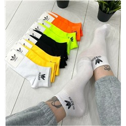 Женские носки хлопок Adidas, цветной (упаковка 10шт)