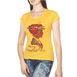 8520-5 футболка женская, желтая